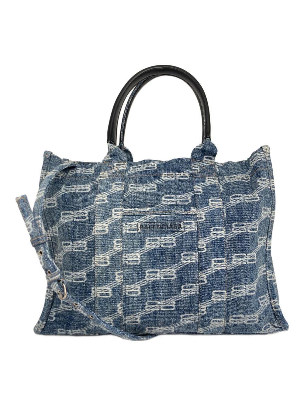 Balenciaga Tote Bag Hardware Denim Blue #342411B58B